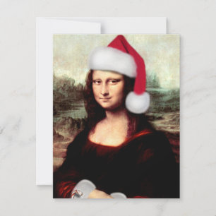 Invitation Le Père Noël de Mona Lisa