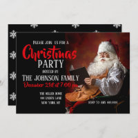 Le Père Noël lit le livre