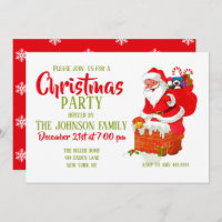 Le Père Noël sur le dessin du toit