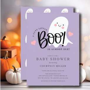 Invitation Le Petit Boo Mignonne Est Presque Dû Au Baby showe