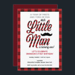 Invitation Le Petit Homme fête son premier anniversaire<br><div class="desc">Notre Petit Homme en tourne un. Si adorable et si mignon est cette invitation avec la moustache et flanelle rouge arrière - plan et lettrage. Cette invitation ravira votre invité et saura vous plaire.</div>