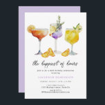 Invitation Le plus heureux des heures 60e fête d'anniversaire<br><div class="desc">The Happiest Of Hours 60th Fun Birthday Party Invitation Quelle façon amusante de célébrer quelqu'un de spécial!</div>