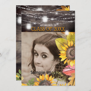 Invitation Le pot de maçon rustique allume l'obtention du