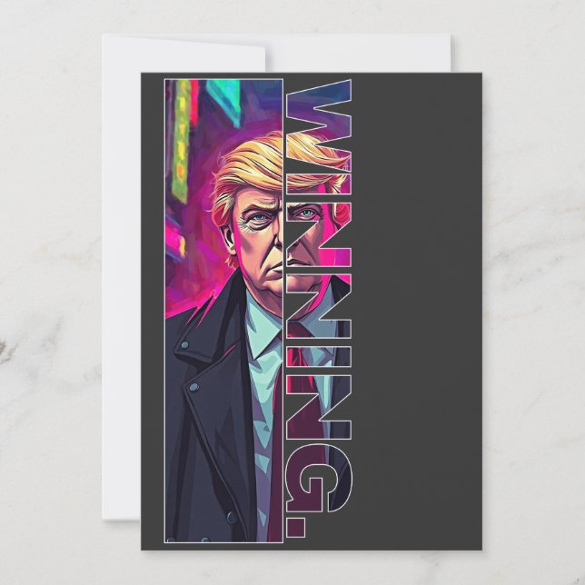 Invitation Le président Trump - GAGNANT (Devant)