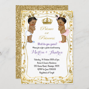 Invitation
Le Prince ou la Princesse Africaine révèle son g