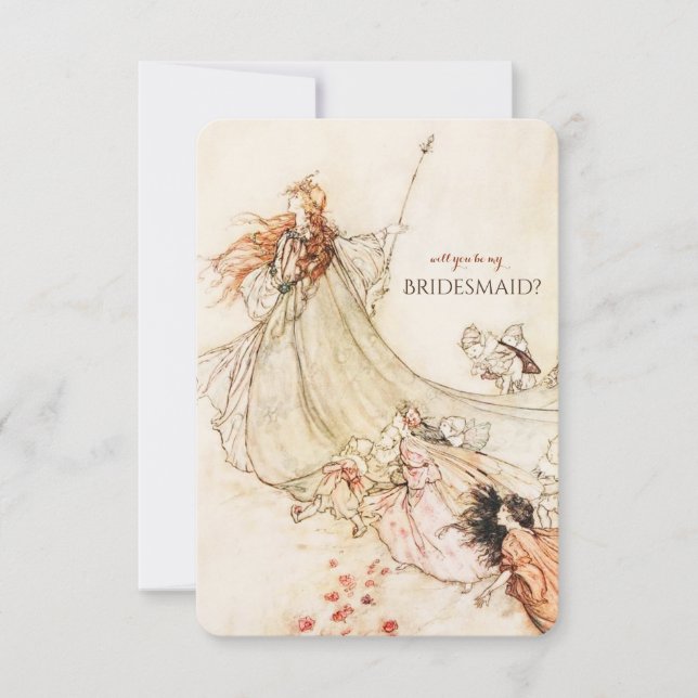 Invitation Le rêve de la nuit d'été Serez-vous ma servante d' (Devant)