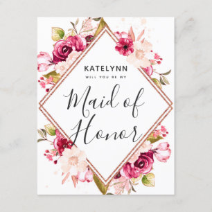 Invitation Le Rose de Bourgogne Gold sera-t-il ma servante d'