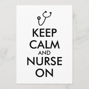Invitation Le stéthoscope de cadeau d'infirmière gardent le