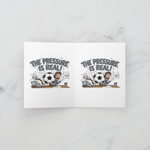 Invitation Le stress du football est réel