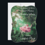 Invitation LE SWING, SWEET 16 FÊTE Fuchsia<br><div class="desc">Chef-d'oeuvre de Jean - Honoré Fragonard 1767-1768,  vif,  romantique et joyeux,  huile sur toile .Peinture numérique et réélaboration par Bulgan Lumini . com</div>