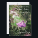 Invitation LE SWING, SWEET SIXTEEN PARTY Violet violet violet<br><div class="desc">Chef-d'oeuvre de Jean - Honoré Fragonard 1767-1768,  vif,  romantique et joyeux,  huile sur toile .Peinture numérique et réélaboration par Bulgan Lumini . com</div>