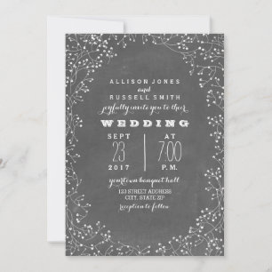 Invitation Le tableau de bord Vintage inspire le Mariage de l