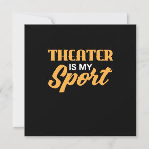Invitation Le théâtre est mon sport