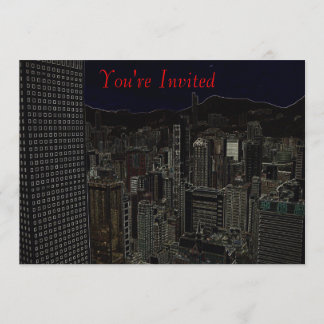 Invitation Le toit de la ville