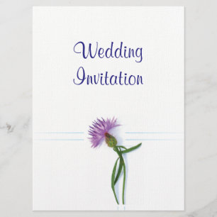 Invitation Le traditionnel écossais et le celtique Mariage ch