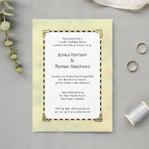 Invitation Le Wedding shower d'un couple tout simple
