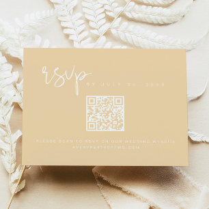 Invitation LEAH Vibrant Pastel QR Code Mariage RSVP