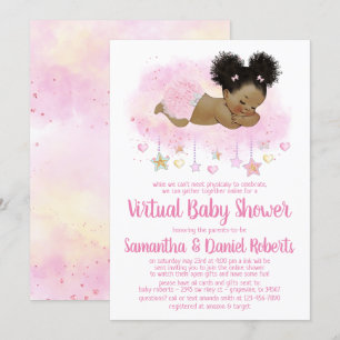 Invitation Lecteur virtuel de filles par Baby shower Invitati