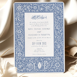 Invitation L'élégance islamique William Morris Mariage inspir