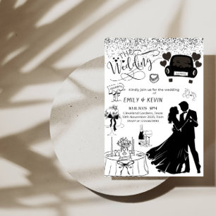 Invitation L'élégante Mariage de luxe