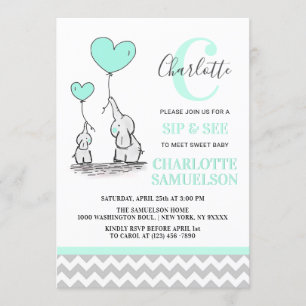 Invitation L'éléphant vert en bon état moderne SIP et VOIENT