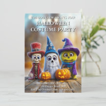 L'équipage de Boo Halloween mignon Ghost Squelette