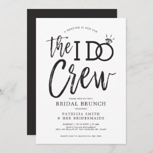 Invitation L'équipage I Do Bridal Brunch Party