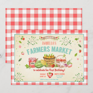 Invitation Les agriculteurs lancent la partie rouge