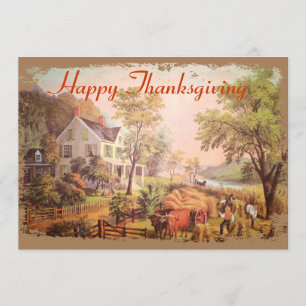 Invitation Les Agriculteurs récoltent l'invitation de Thanksg