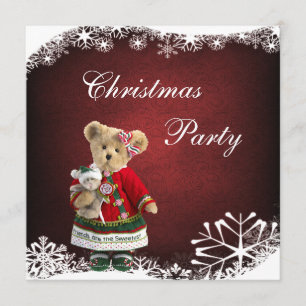 Invitation Les amis sont les plus doux - ours de nounours de