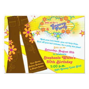 Invitations Faire Part Cartes Anniversaire 70 Ans Zazzle Fr