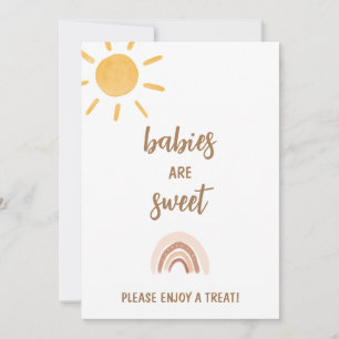 Invitation Les Baby showers Sunshine Baby Sont Sweet Card