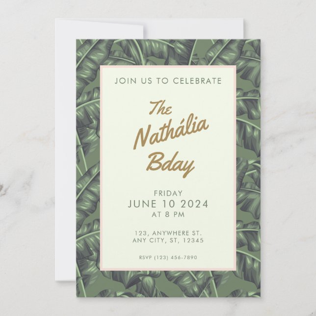 Invitation Les Cabanas (Devant)