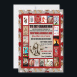 Invitation Les Cadeaux de Grandson| À mon petit-fils Amour de<br><div class="desc">Les Cadeaux de Grandson| À Mon Petit-Fils,  Tu Ne Perdras Jamais L'Amour De Grand-Mère</div>