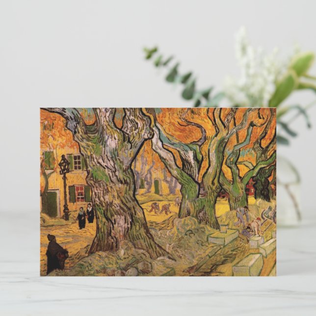 Invitation Les Cantonnier par Vincent van Gogh (Debout devant)