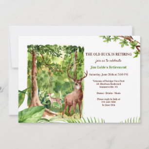 Invitation Les cerfs dans les bois
