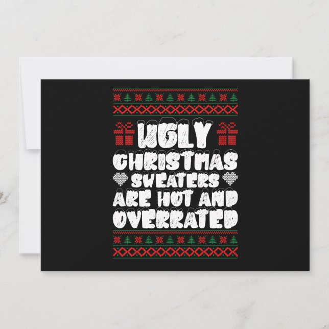 Invitation Les Chauffeurs De Noël Vilains Sont Chauds Et Suré (Devant)