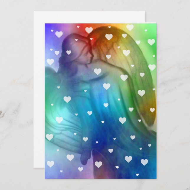 Invitation Les Cieux Pleurent Des Coeurs Aujourd'Hui (Devant / Derrière)