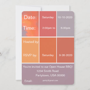 Invitation Les Colors du Mexique