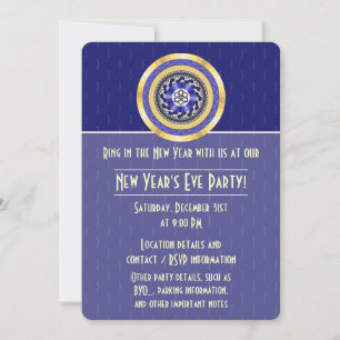 Invitation Les couleurs de l'invitation de la fête du Nouvel