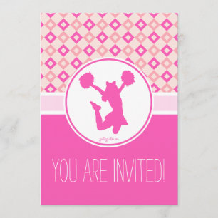 Invitation Les diamants Checkered roses