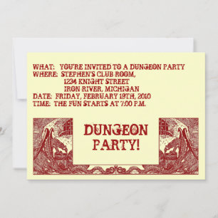 INVITATION LES DRAGONS ROUGES DE SCARLET DANS LES DUNGEONS ~L