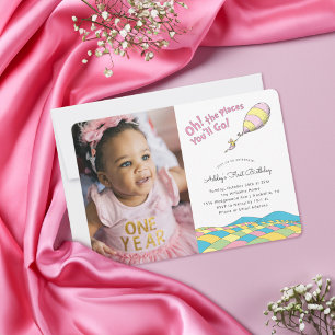 Invitation Les Endroits où tu iras ! Fille Anniversaire - P