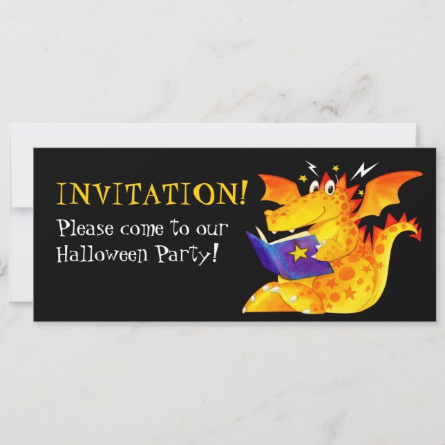 Invitation Les enfants sur mesure Halloween amusant pour bébé (Devant)
