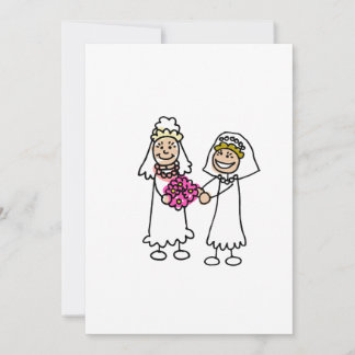 Invitation Les épouses lesbiennes amoureuses