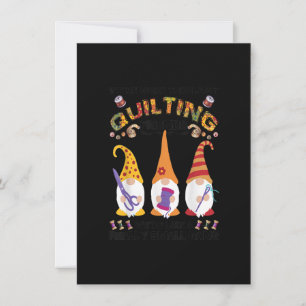 Invitation Les femmes qui font du quilting étaient plus que d