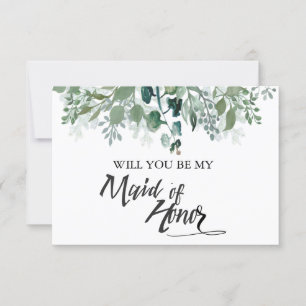 Invitation Les Feuilles botaniques seront-ils ma servante d'h