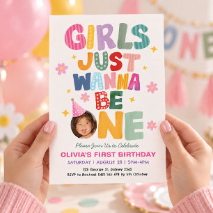 Invitation Les Filles Veulent Être Unes : Photo de 1er Annive
