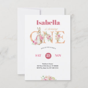 Invitation Les filles veulent juste être un garçon rose 1er a