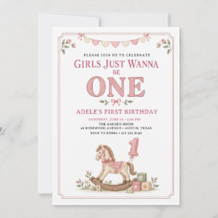 Invitation Les Filles Veulent Tout Simplement Être Un Anniver